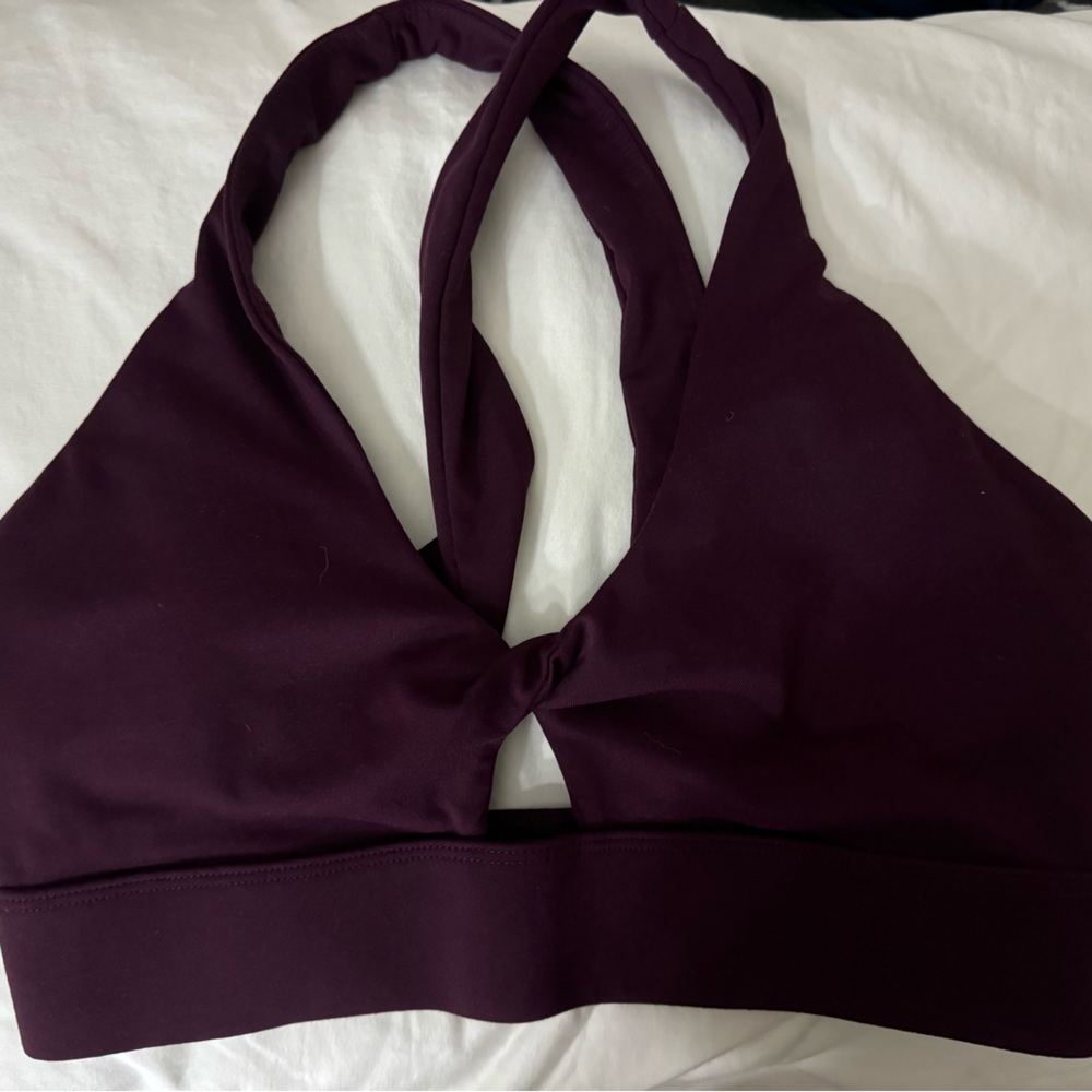 Fabletics Dark Purple Sports Bra